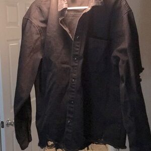 Forever 21 Men’s Black Jean Jacket